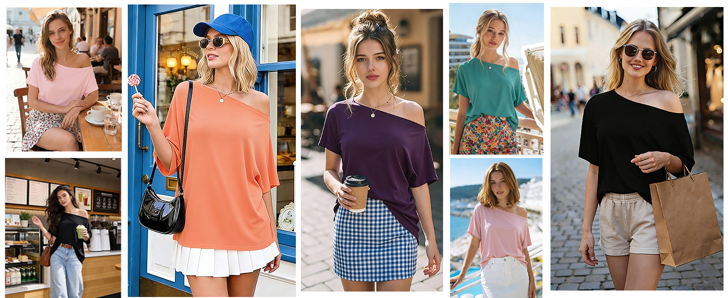 Womens Off The Shoulder Tops
