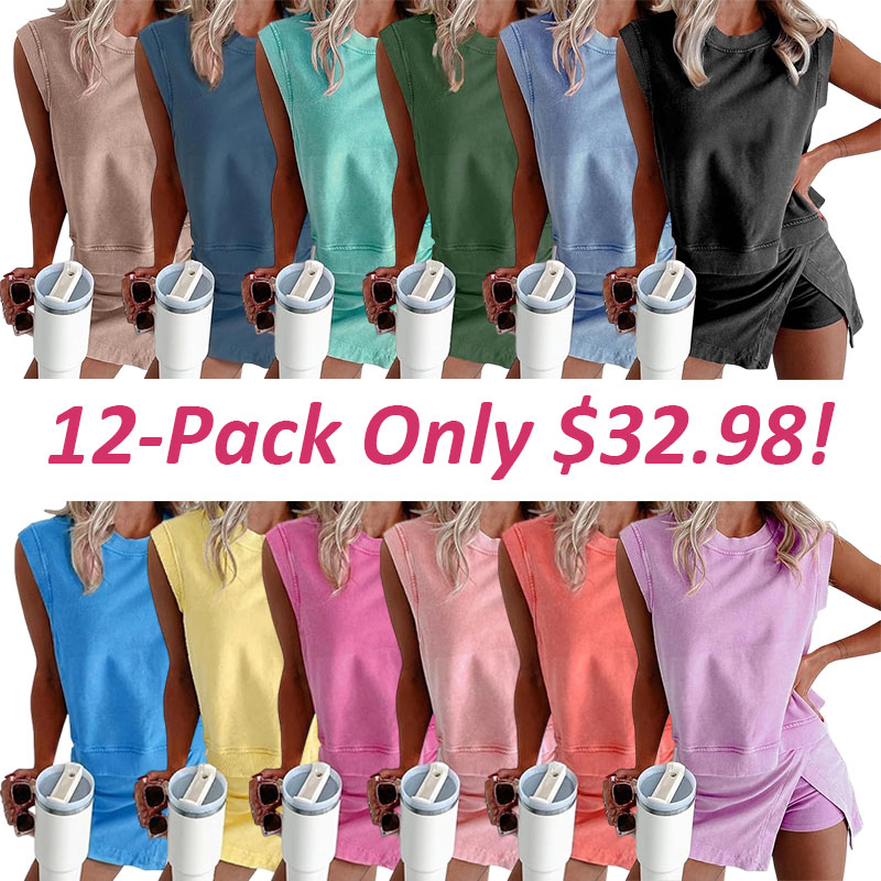 🔥Last day promotion🔥Women's Travel Outfits Summer Lounge Set Two Pieces