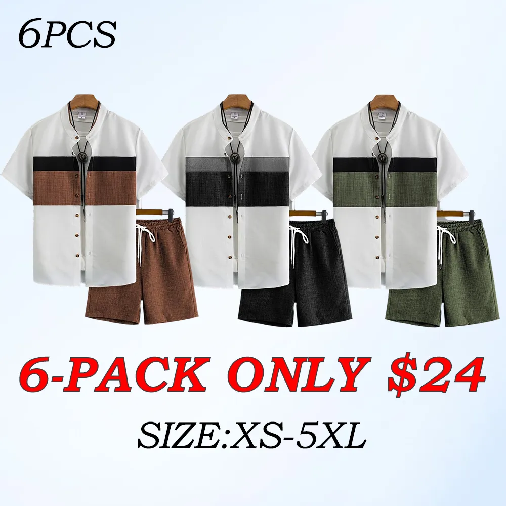 Daily Wear two-Piece Set Men's Casual Top & Track Shorts
