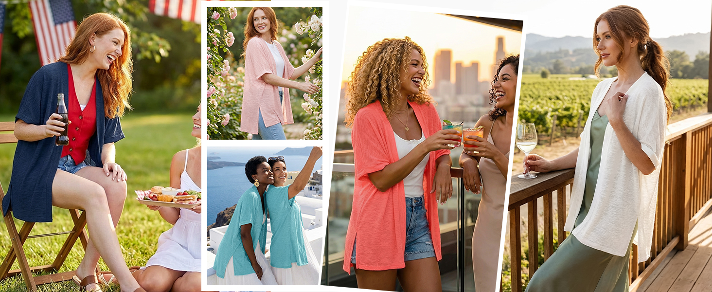 Casual Lightweight Cardigans for women