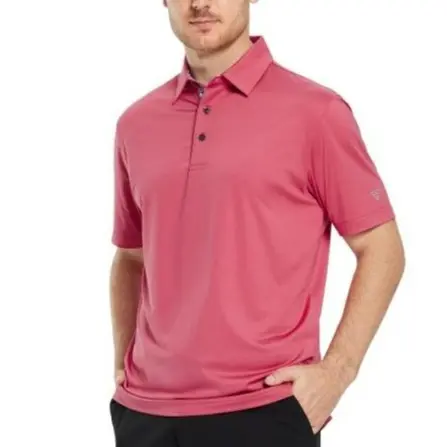 Men's Casual Dry Fit Golf Polo Shirts – Soft Breathable Cotton, Short Sleeve, Comfortable Casual Fit