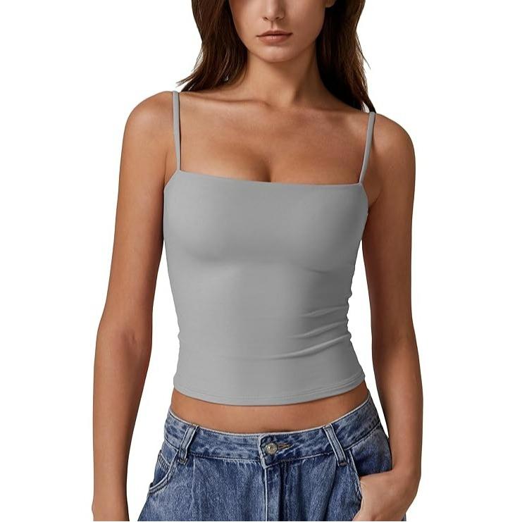 ⚡FINAL SALE⚡-Women's Double-Layer Basic Tank Top