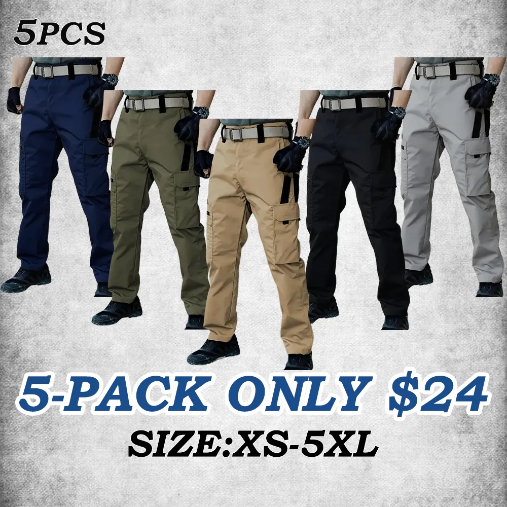 Men's durable waterproof multi-functional cargo pants