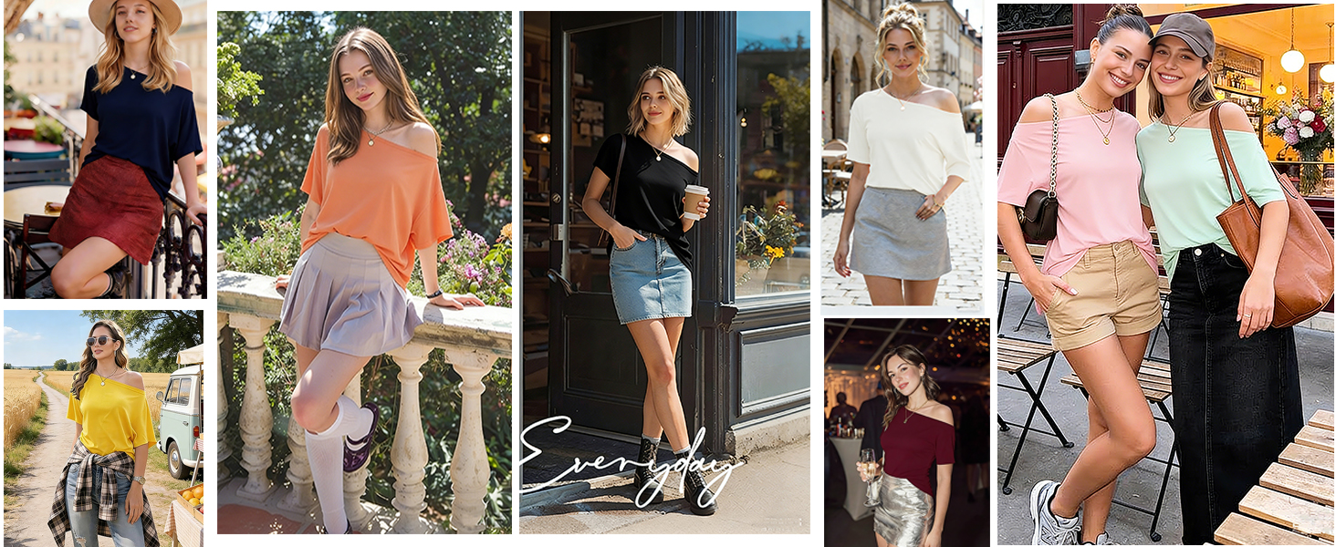 off the shoulder tops