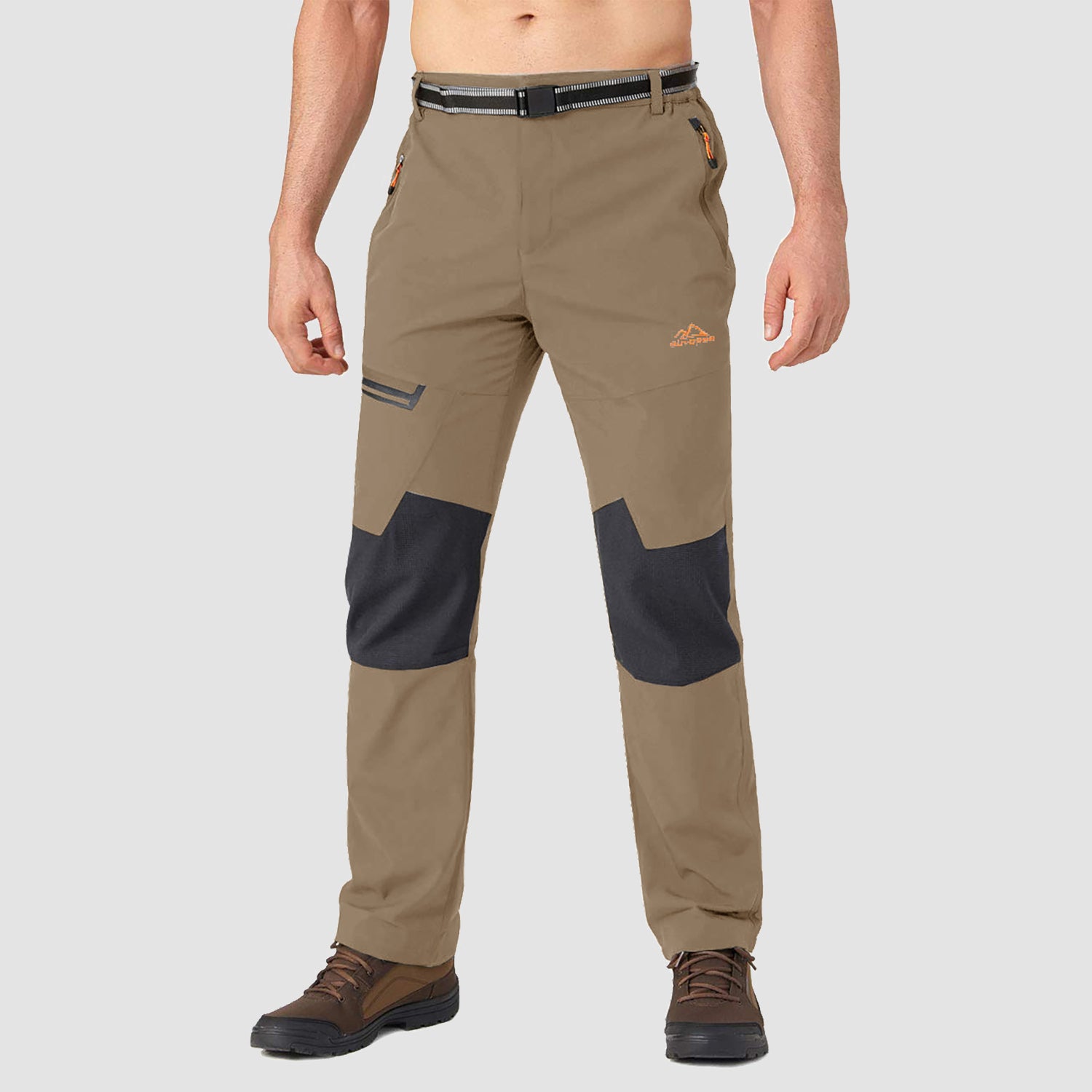 Men's Fleece-Lined Winter Ski Pants – Water-Resistant with 4 Zip Pockets