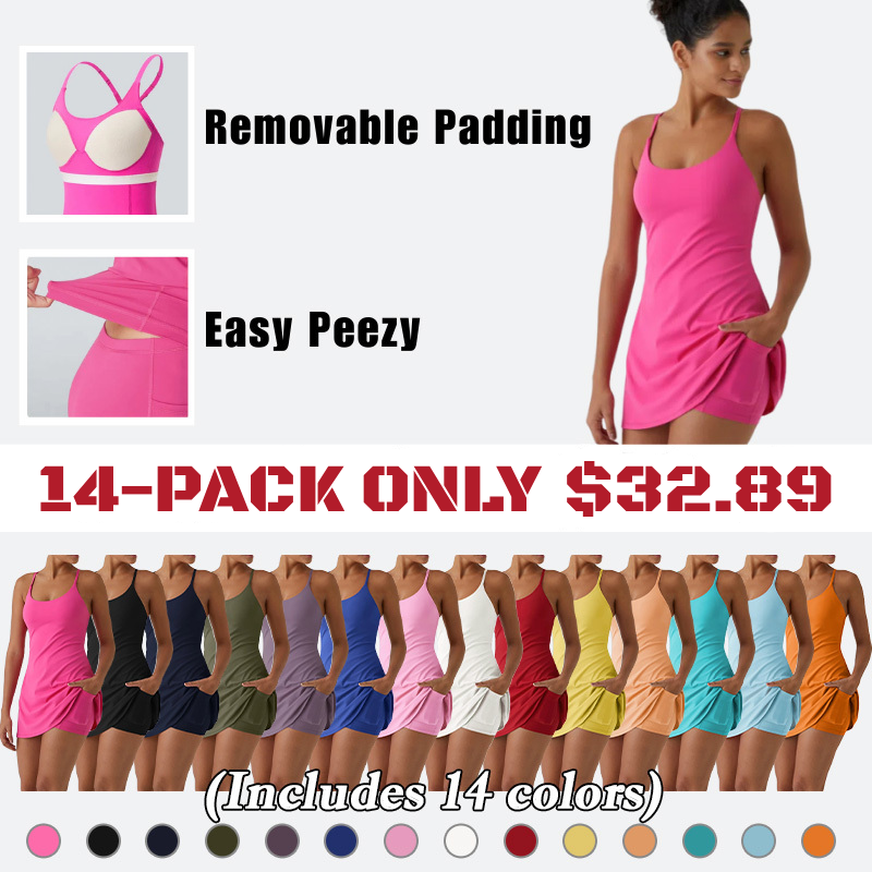 🔥Flash Sale⚡ Softlyzero Plush Backless Active Dress-Easy Peezy