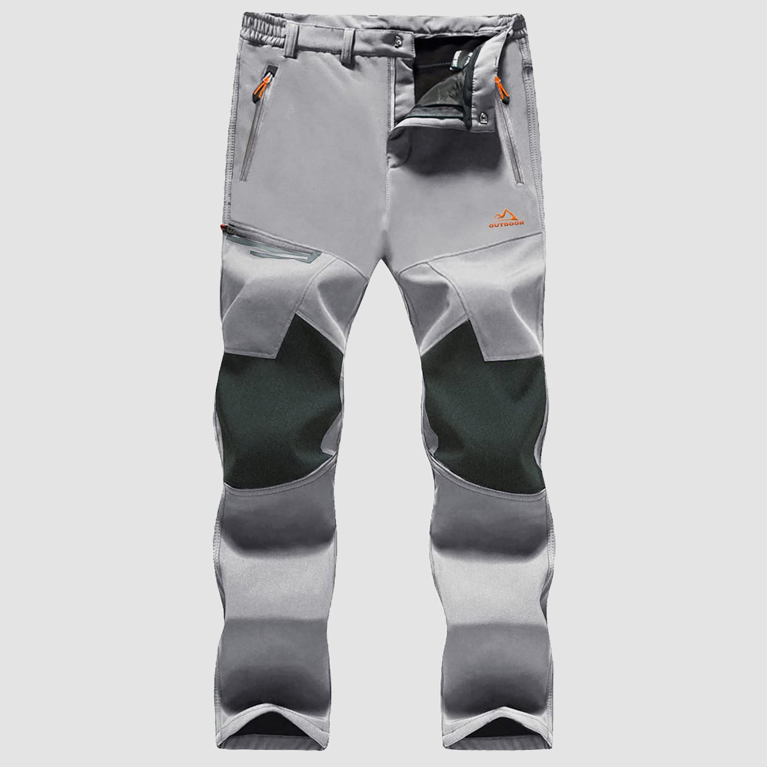Men's Fleece-Lined Winter Ski Pants – Water-Resistant with 4 Zip Pockets