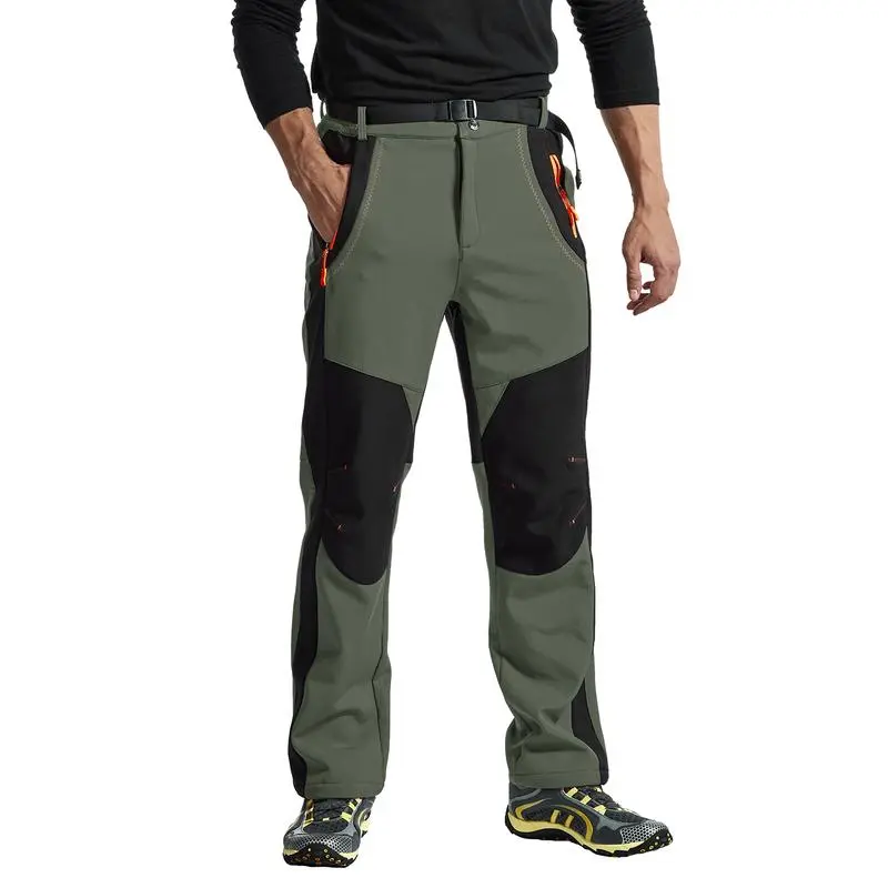 Men's Waterproof Fleece-Lined Softshell Pants
