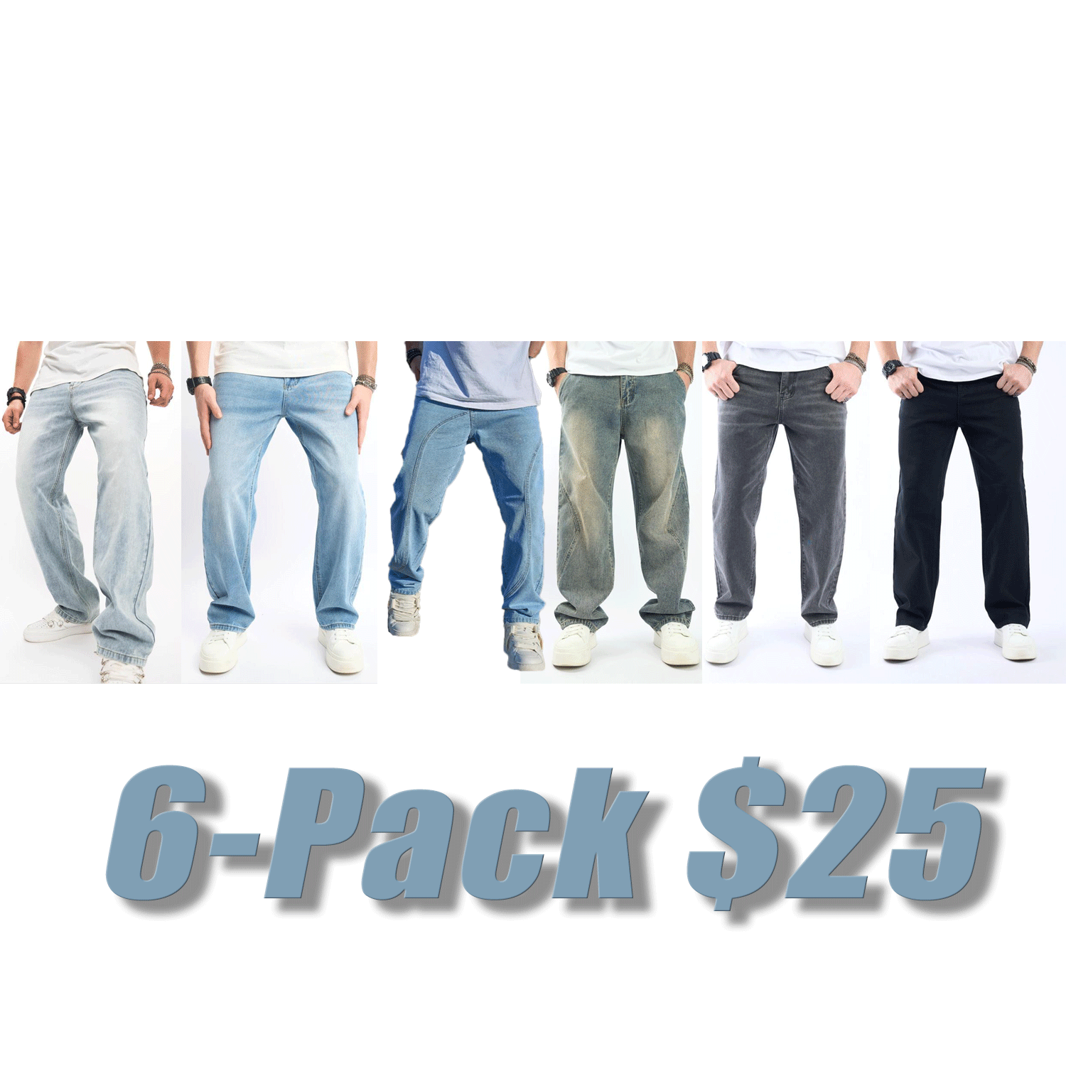 Men's Solid Color Patched Zipper Fly Cargo Pants