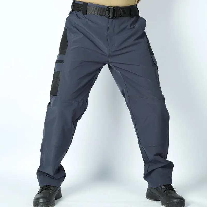 Men's Solid Color Tactical Work Pants