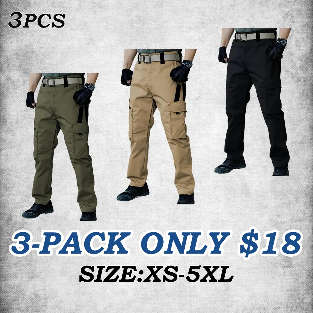 Men's durable waterproof multi-functional cargo pants