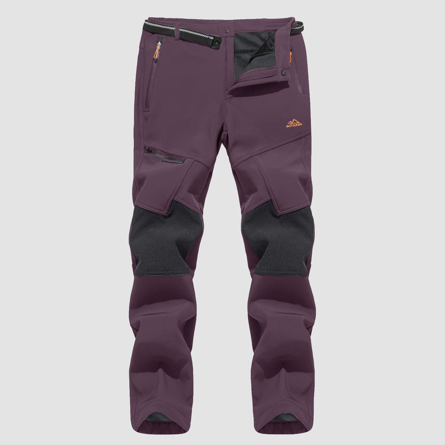 Men's Fleece-Lined Winter Ski Pants – Water-Resistant with 4 Zip Pockets