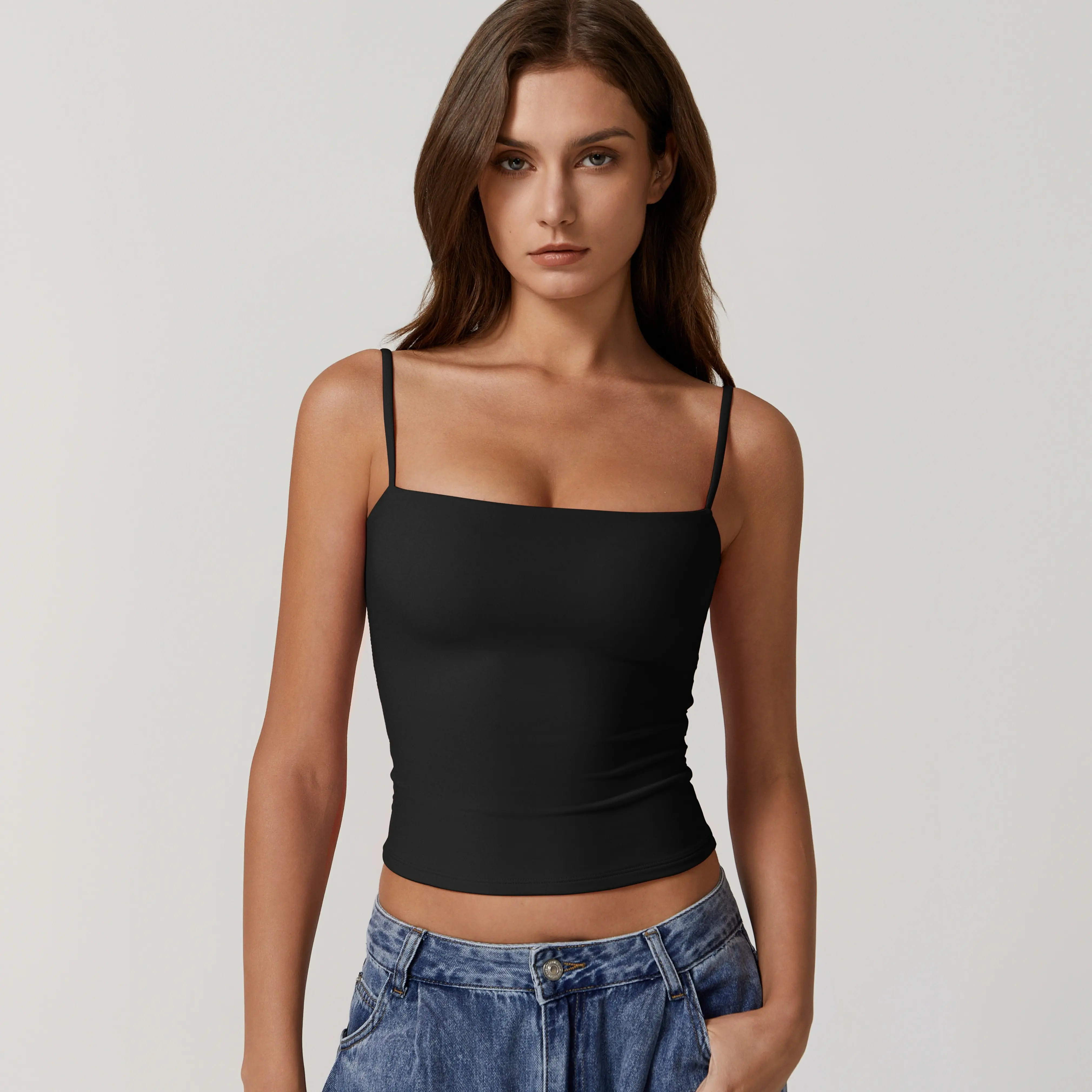 ⚡FINAL SALE⚡-Women's Double-Layer Basic Tank Top