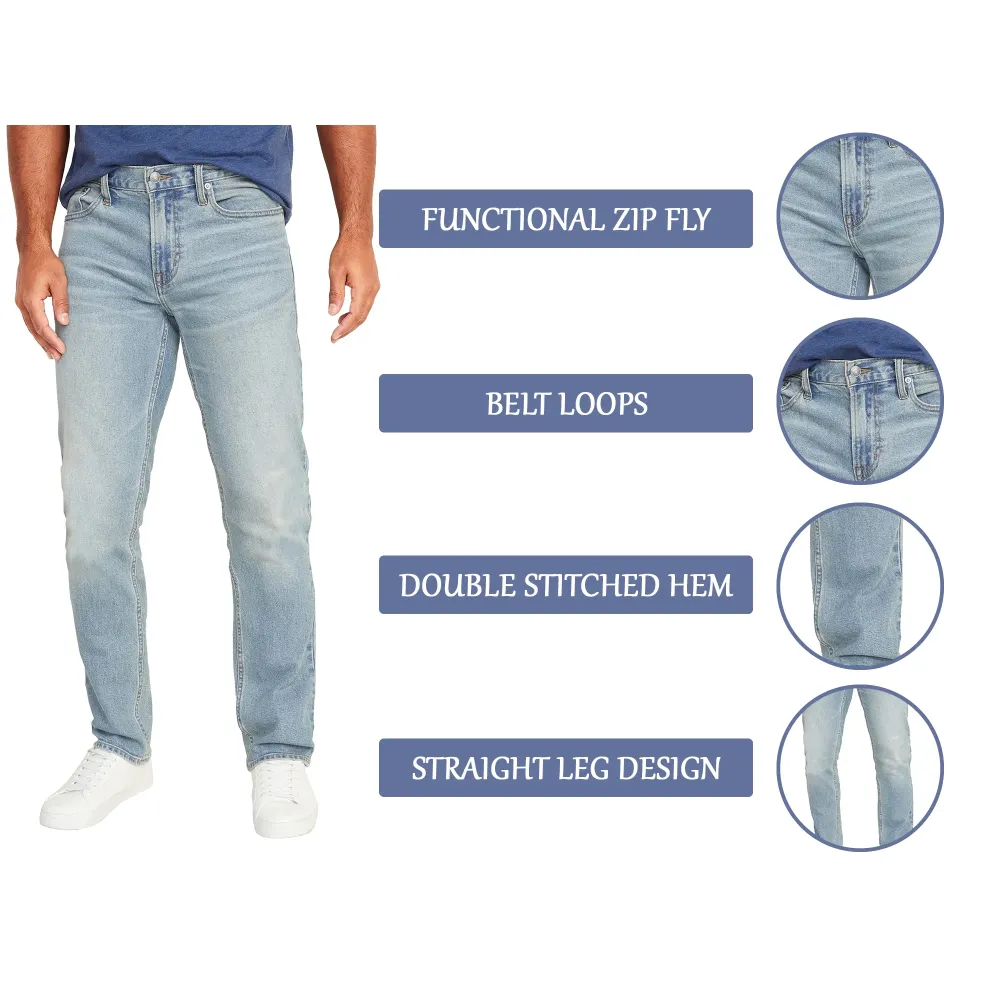 Men's 6-Pack Flex Stretch Slim Straight Jeans