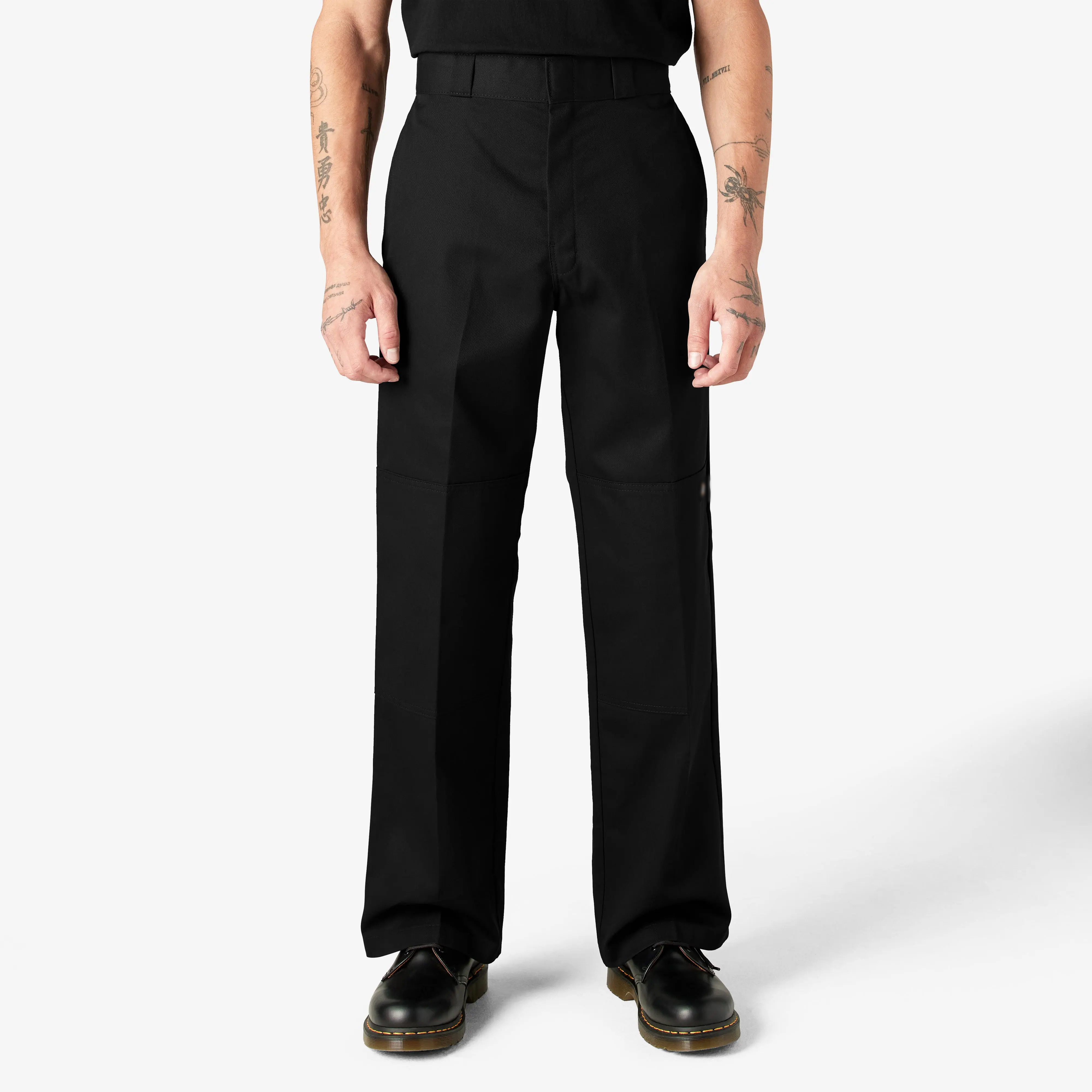 Men's Loose Fit Double Knee Multi-Pocket Utility Work Pant
