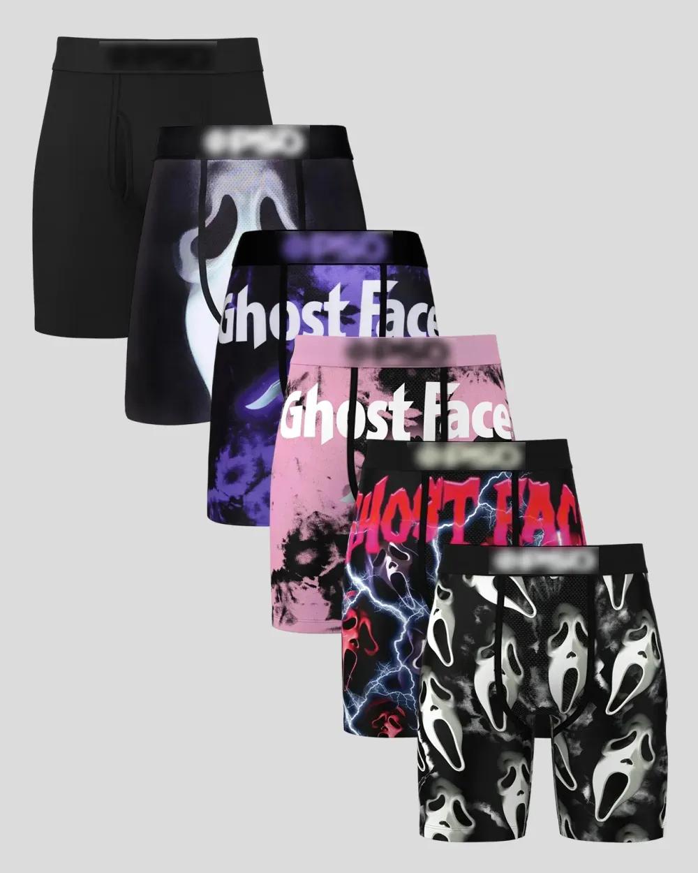 🔥Men's Novelty Graphic Long Leg Boxer Briefs