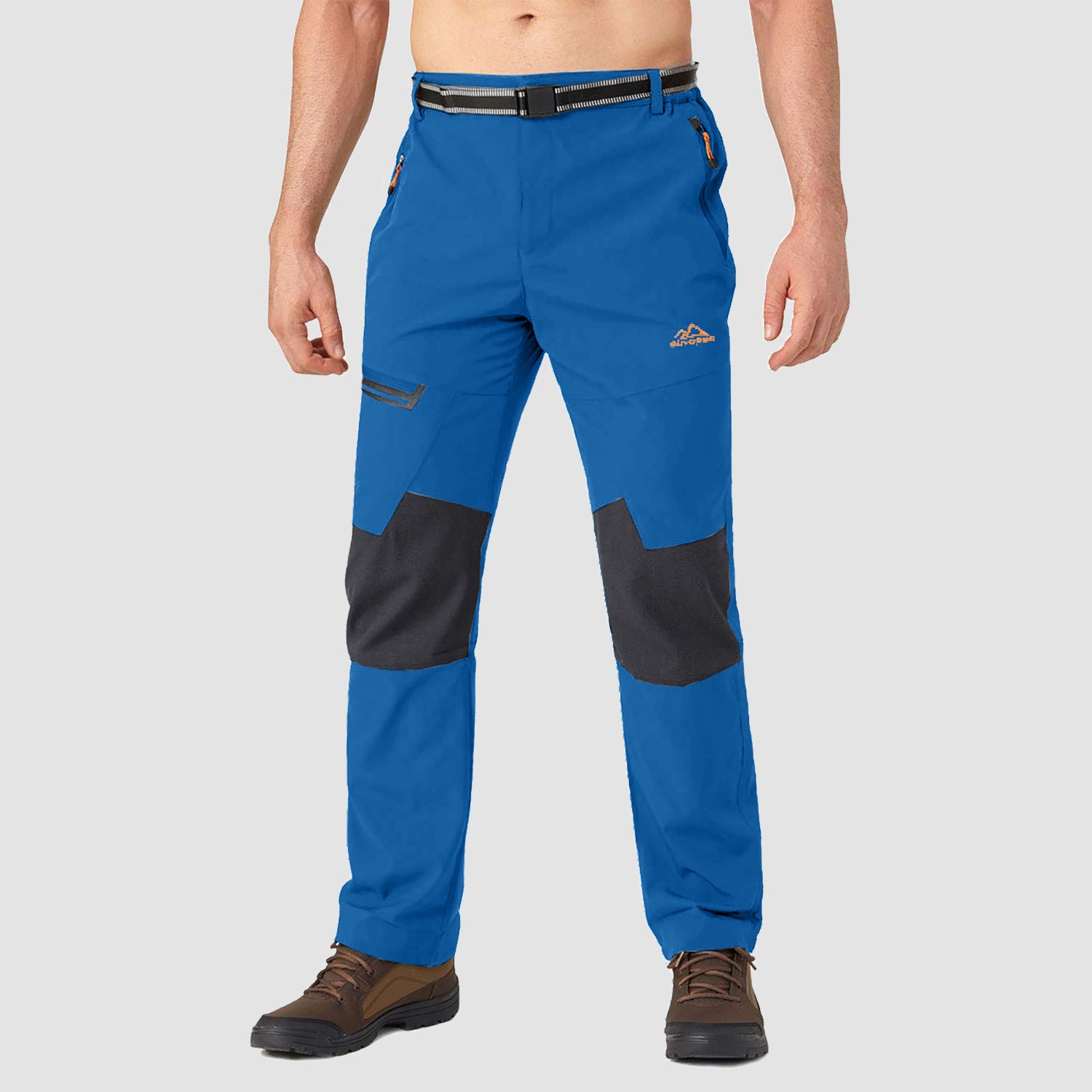 Men's Fleece-Lined Winter Ski Pants – Water-Resistant with 4 Zip Pockets