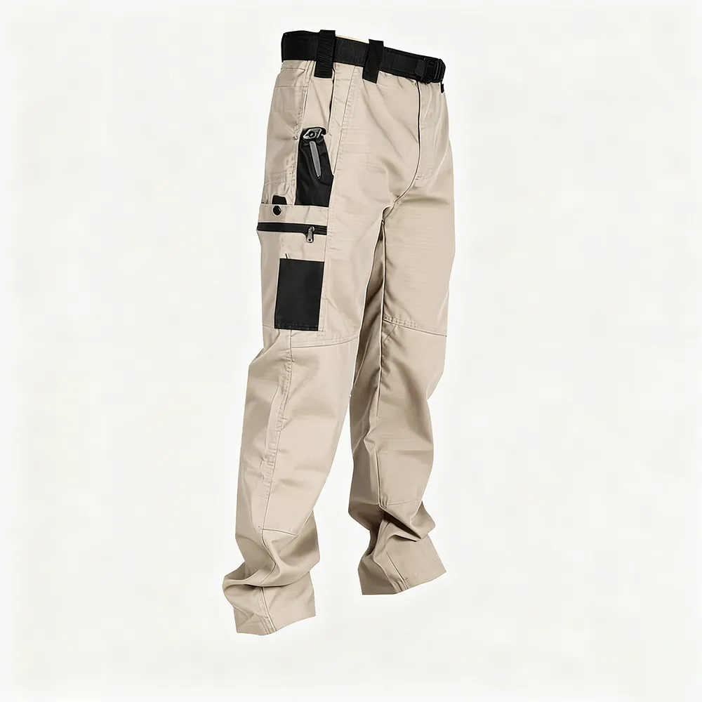 Men's Solid Color Tactical Work Pants