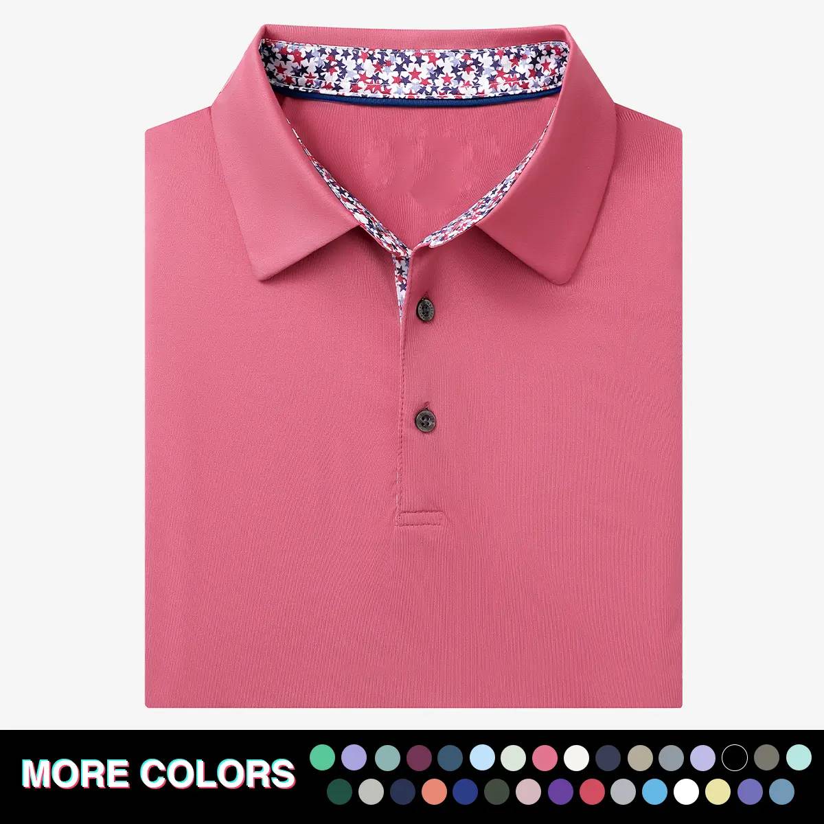 Men's Casual Dry Fit Golf Polo Shirts – Soft Breathable Cotton, Short Sleeve, Comfortable Casual Fit