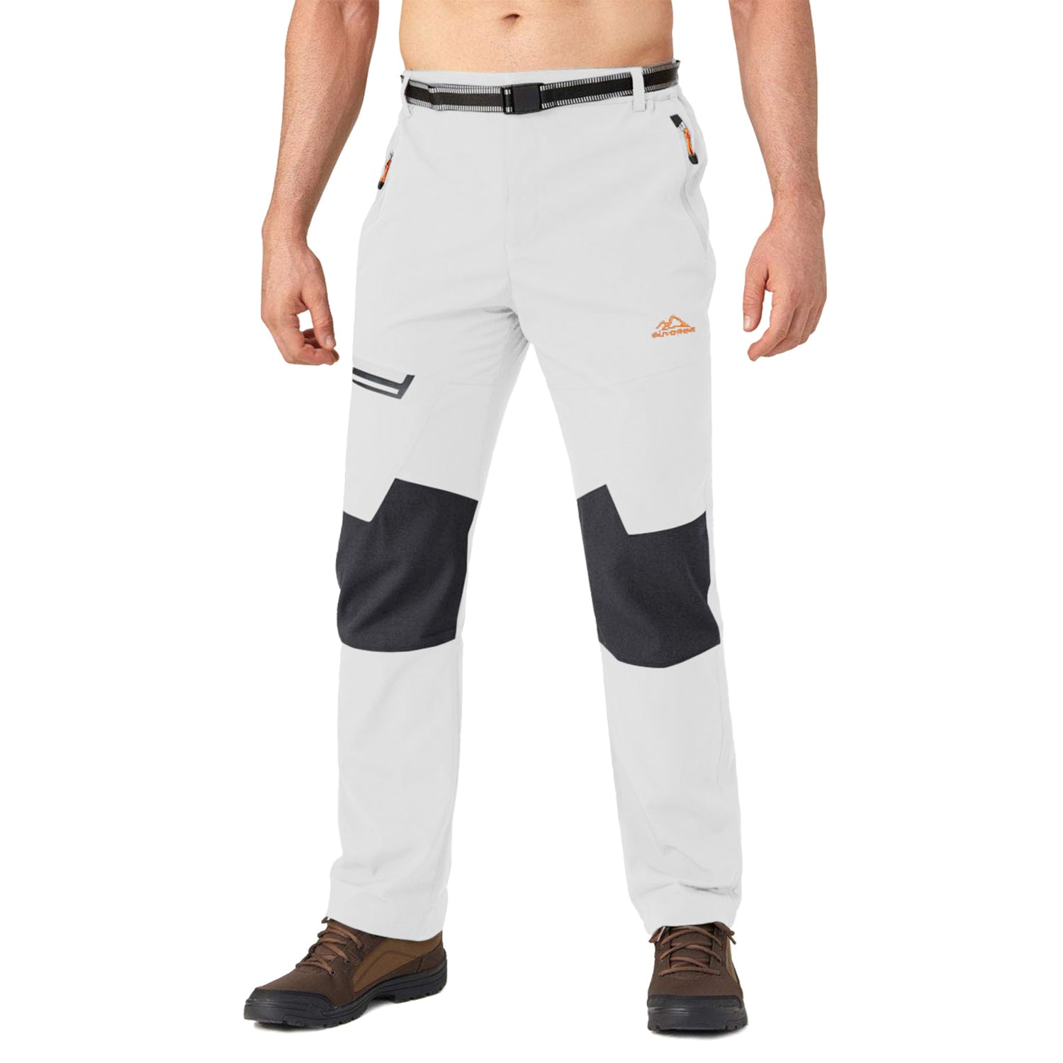 Men's Fleece-Lined Winter Ski Pants – Water-Resistant with 4 Zip Pockets