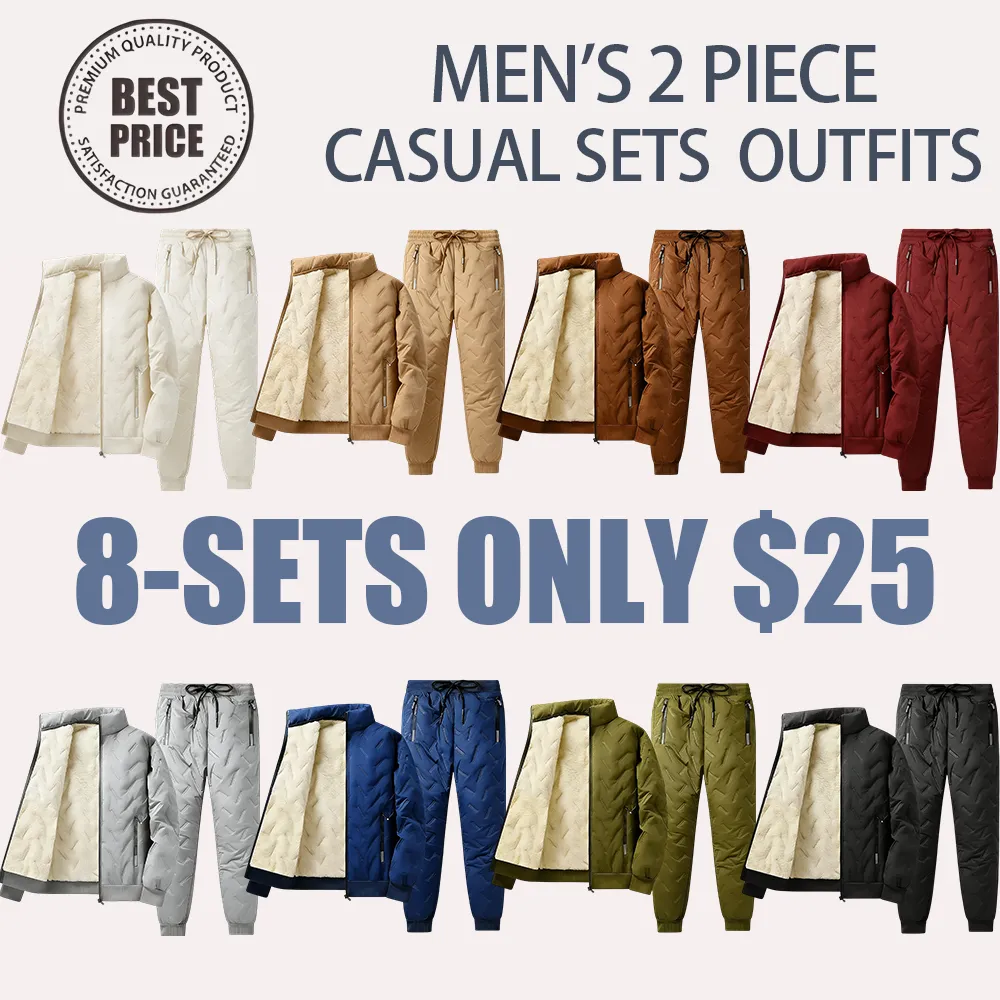 Fleece-Lined Winter Jacket-Pants Set