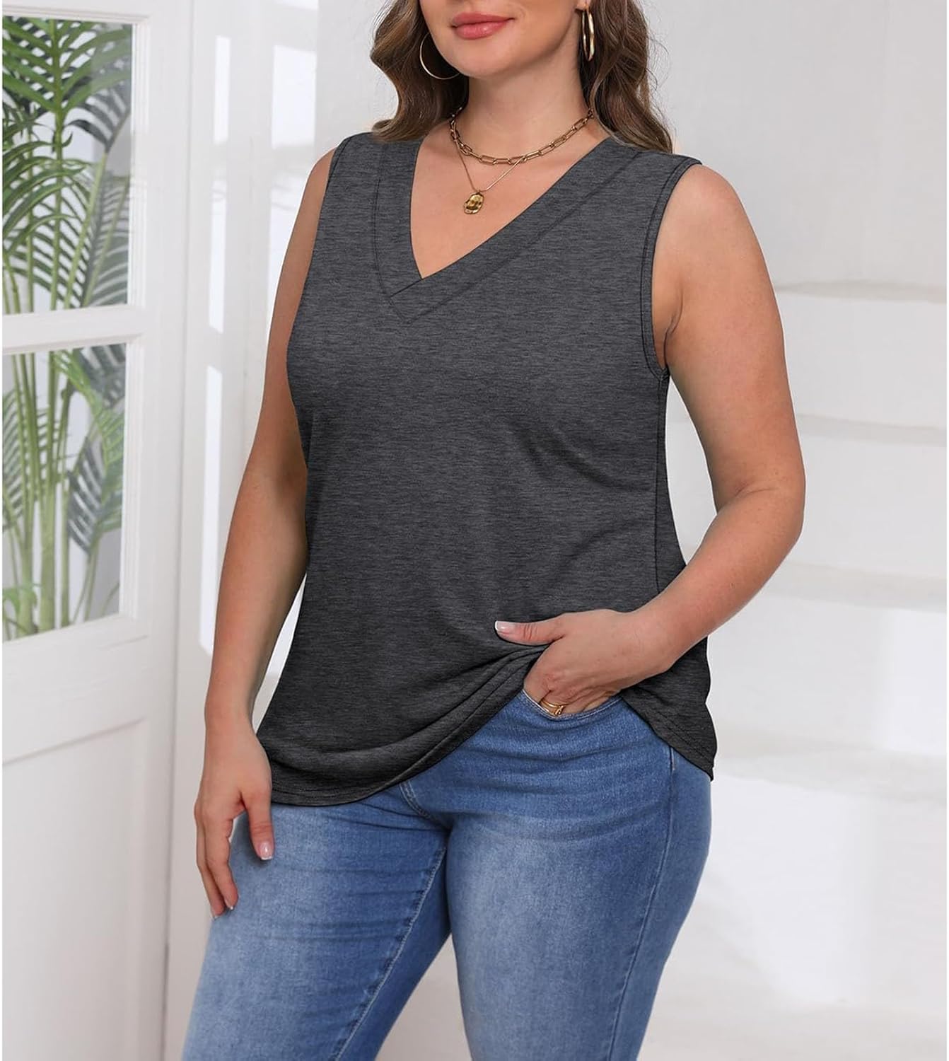 Women's summer t-shirts size 14 short t-shirts wide fit women's short t-shirts bohotops style solid color