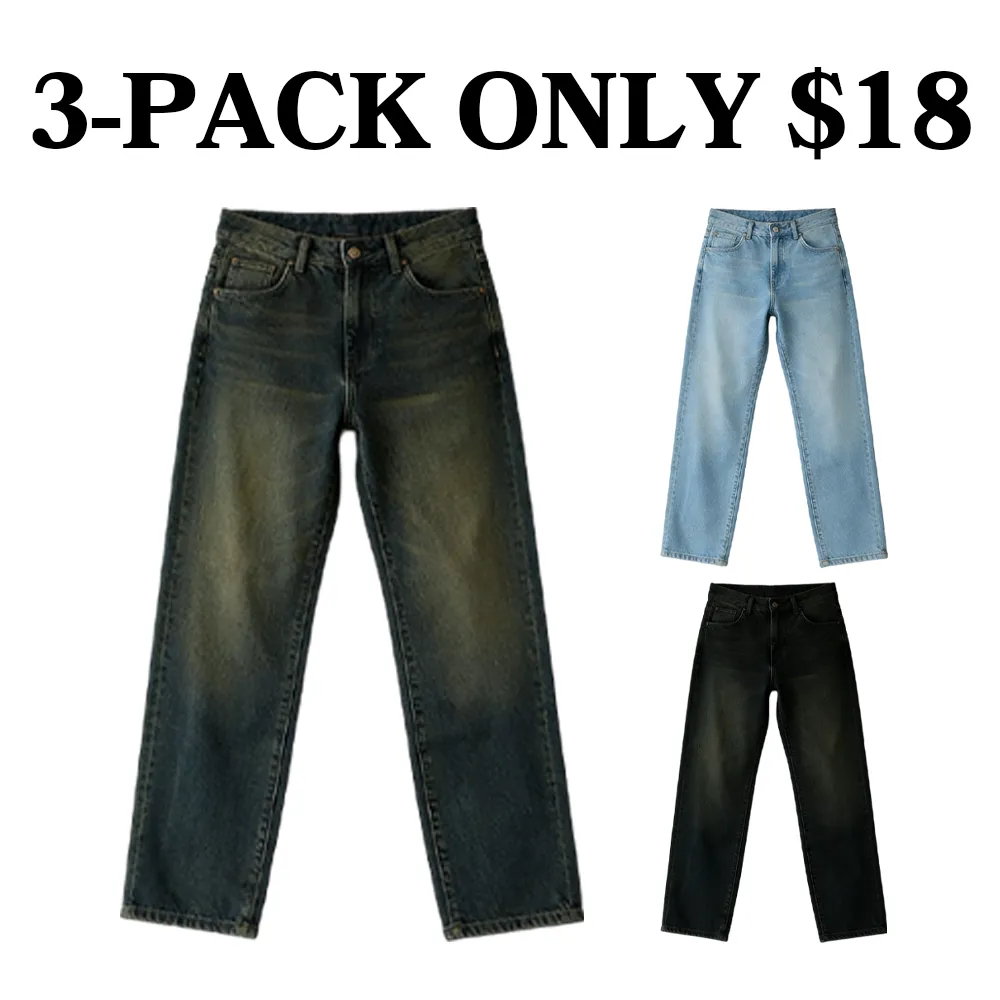 Men's Dylan Baggy Jeans – Baggy Fit 100% Cotton