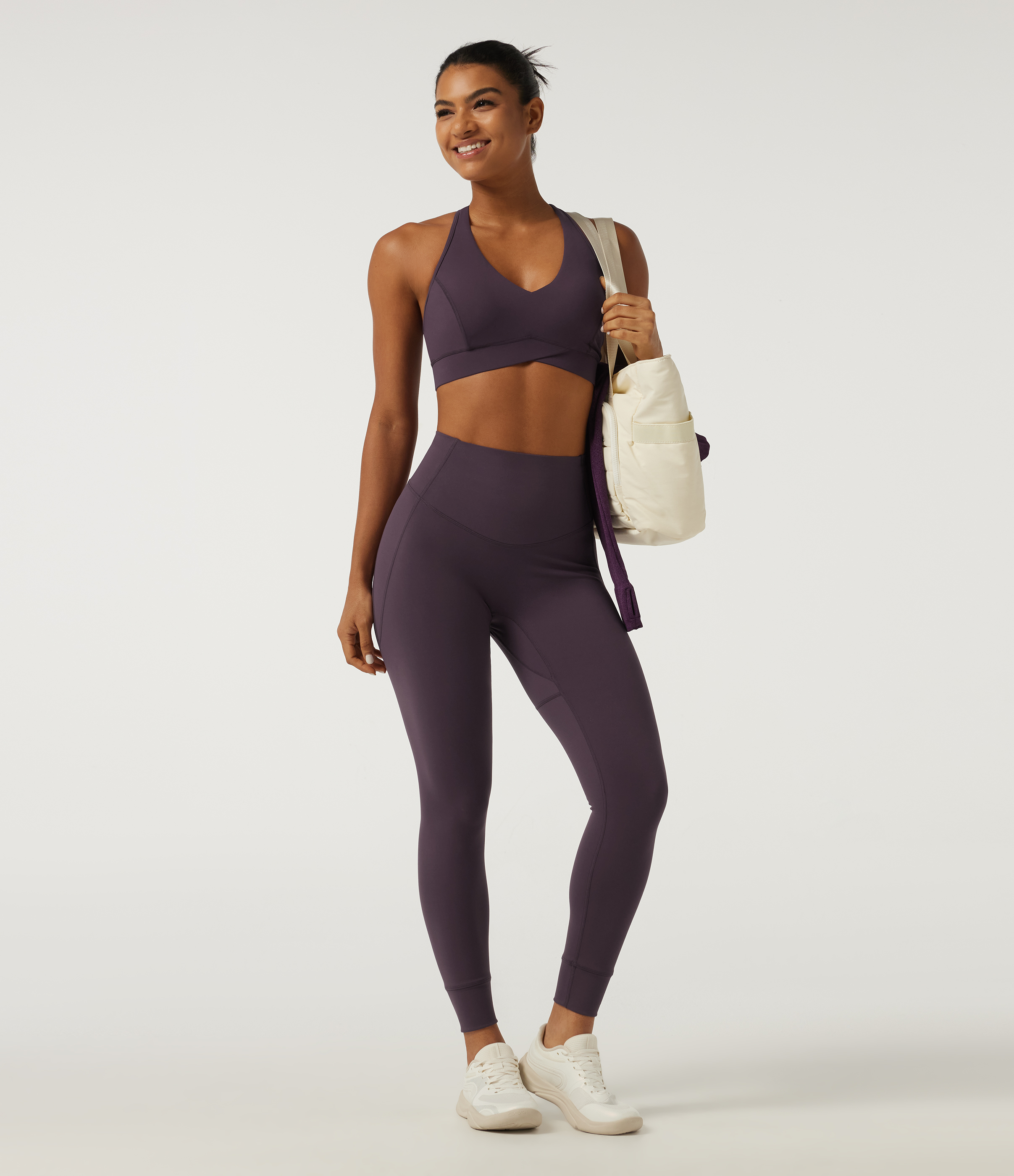 SpeedWave™ Quick Dry High Waisted Tummy Control Booty Scrunch Training Leggings with Pocket