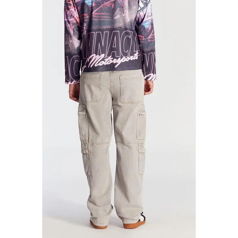 Men's Cotton Baggy Cargo Jeans