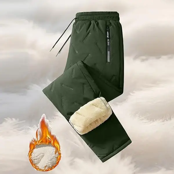 Men’s Thermal Fleece-Lined Winter Pants – Warm, Functional & Stylish Outdoor Trousers