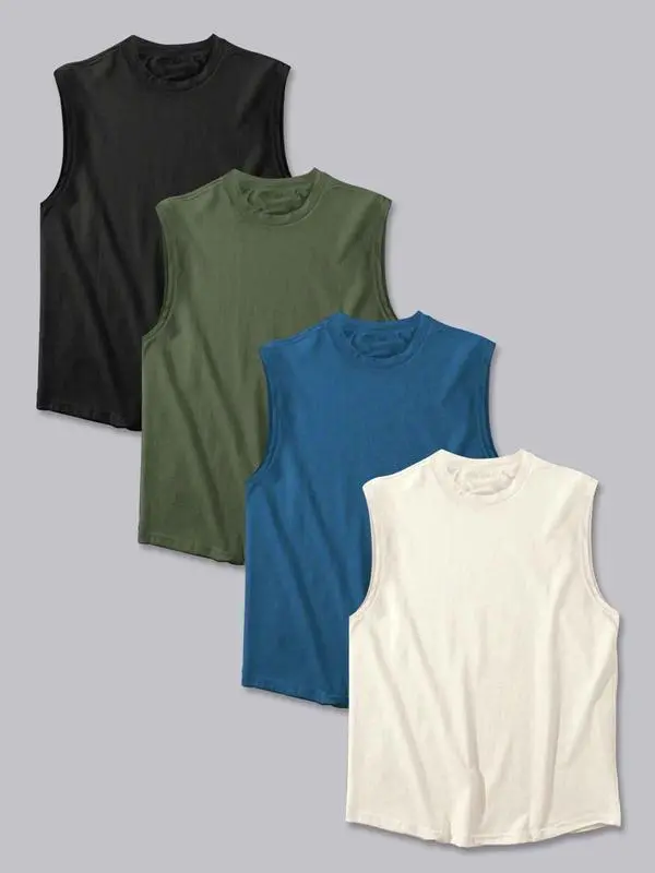 Men's Regular Fit Camo & Graphic Tank Top