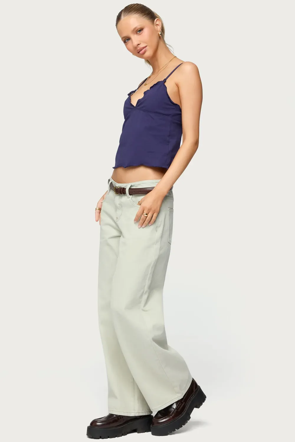 ⚡Last day only $29.9🔥 Raelynn Washed Low Rise Baggy Jeans