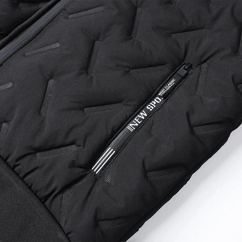 Men's Winter Warm Jacket with Fleece Lining Regular Fit
