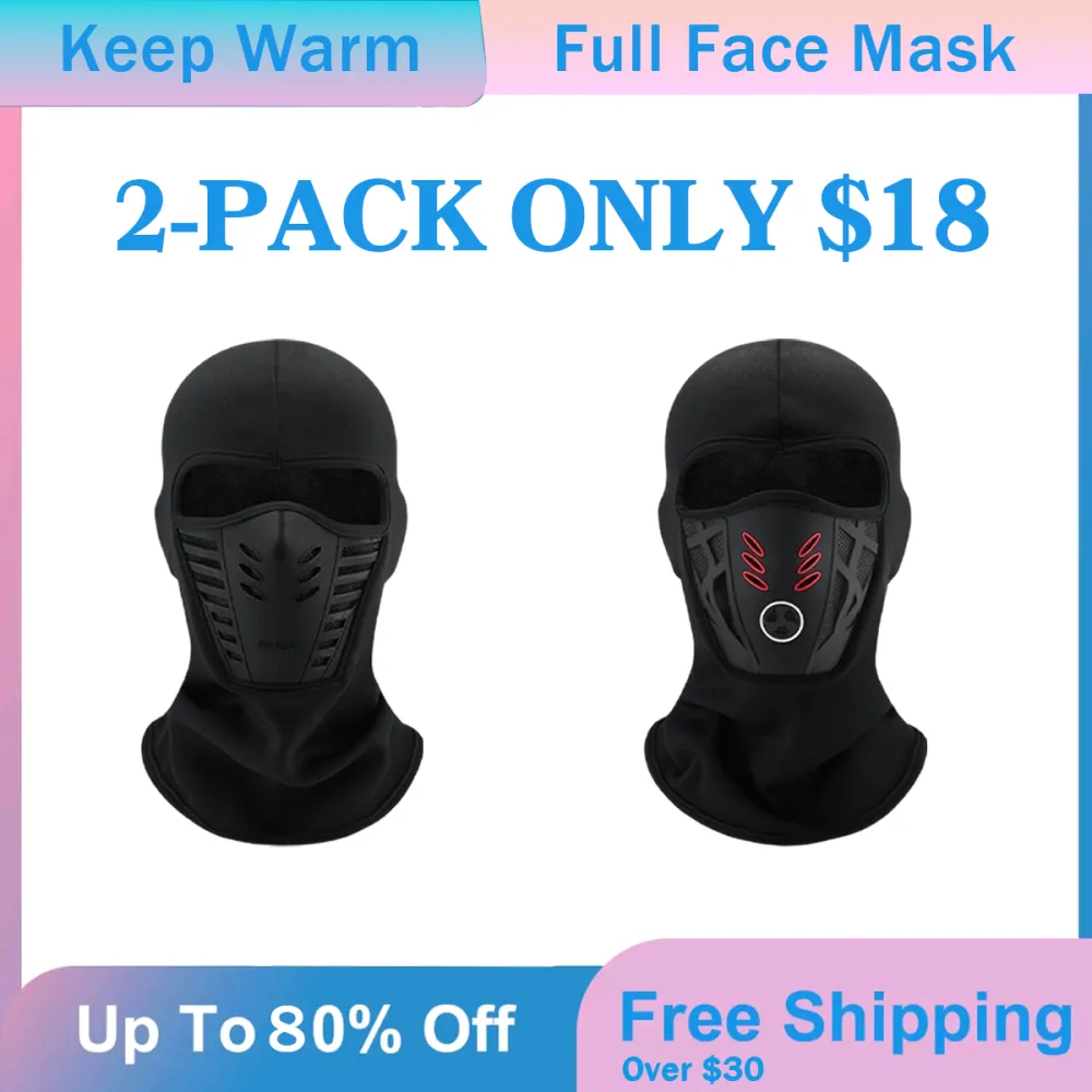 Winter Rider Warm Anti-Haze Balaclava Full Face Mask