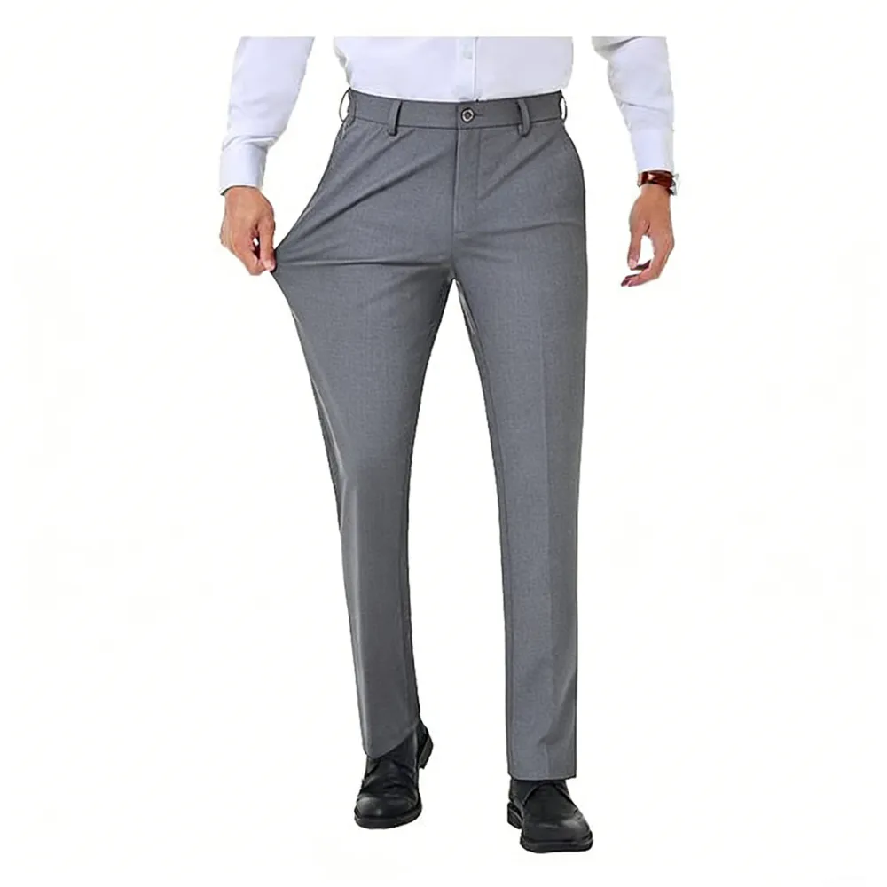 Men's Stretch Dress Pants No Iron Golf Pants Expandable