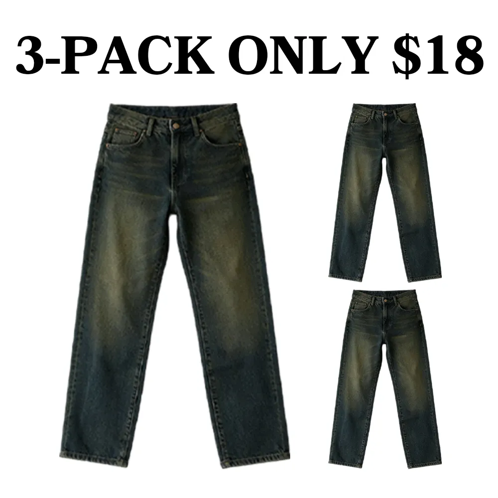 Men's Dylan Baggy Jeans – Baggy Fit 100% Cotton
