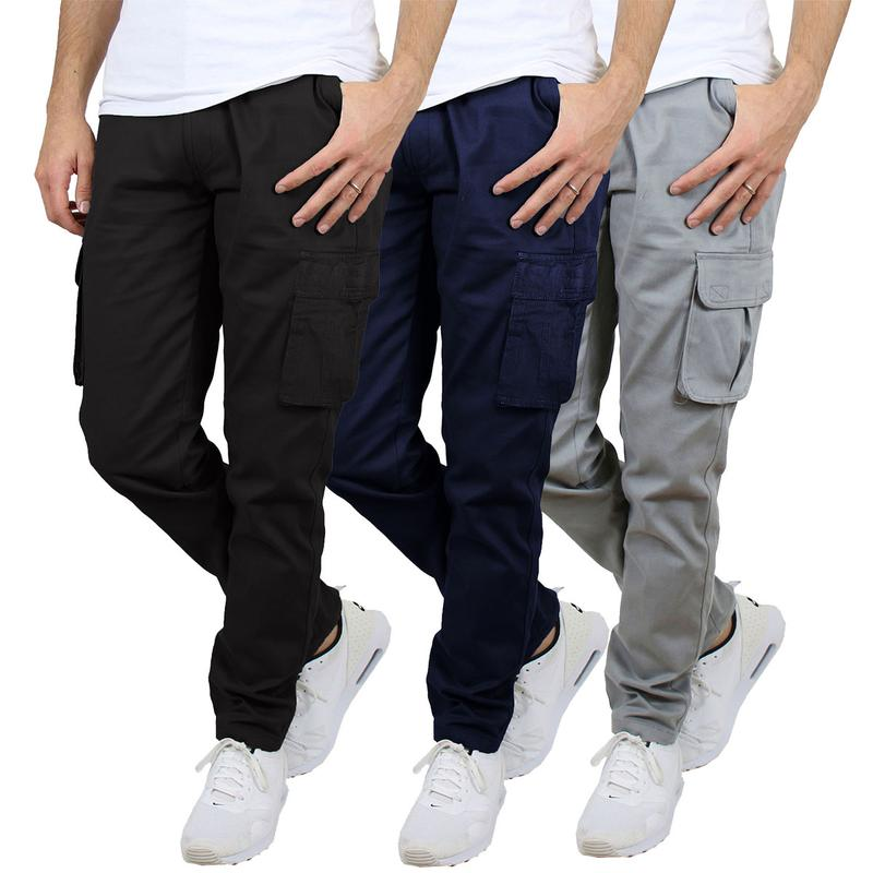 Men's Flex Stretch Cotton Cargo Pants