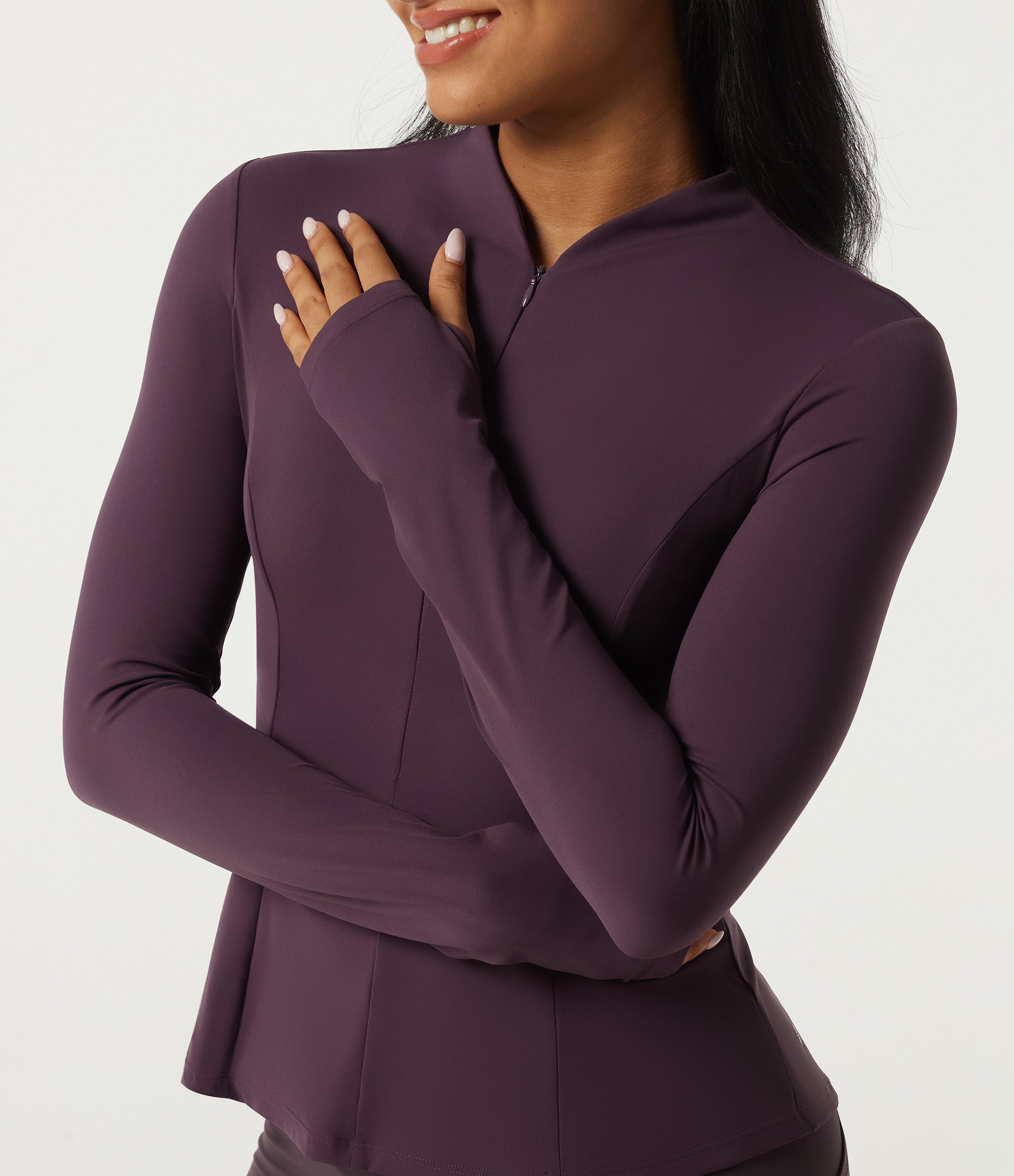 Halara UltraSculpt™ Stand Collar Long Sleeve Yoga Track Jacket