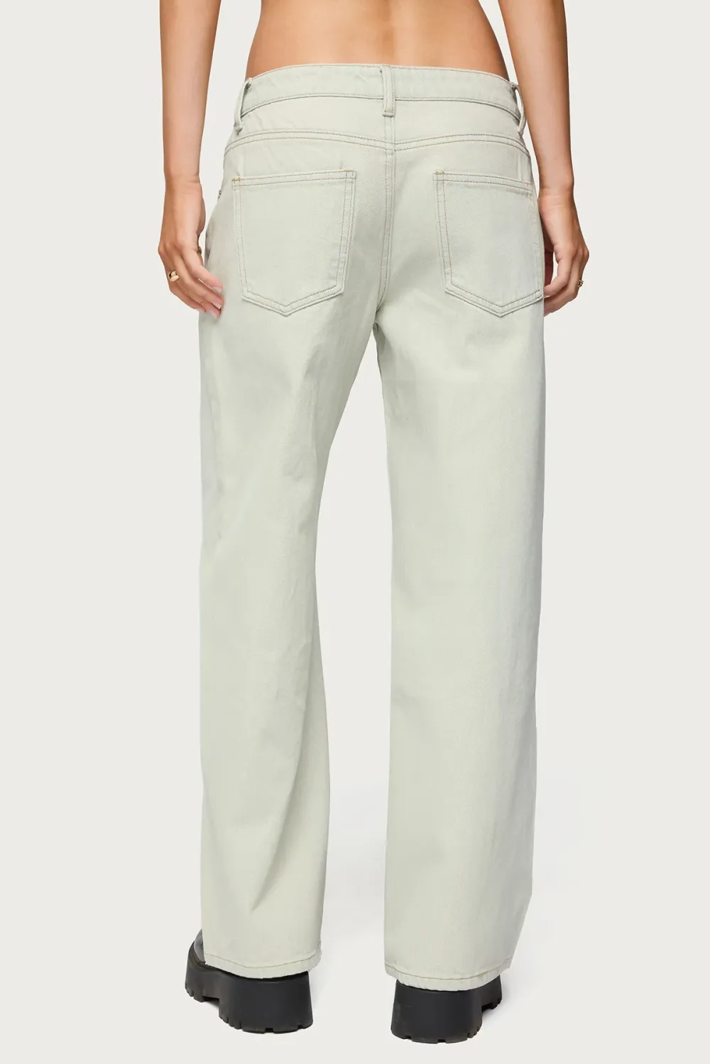 ⚡Last day only $29.9🔥 Raelynn Washed Low Rise Baggy Jeans