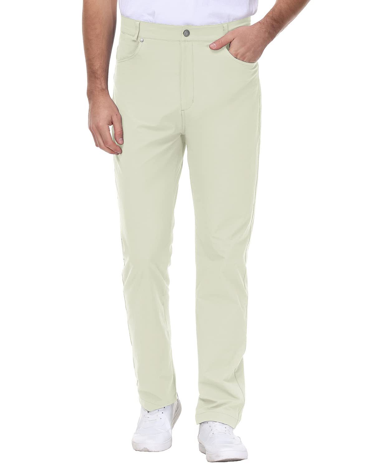 🔥PROMOTION LAST DAY🔥Men's Stretch Golf Pants Lightweight Quick Dry Work Casual Dress Pants 6 Pack