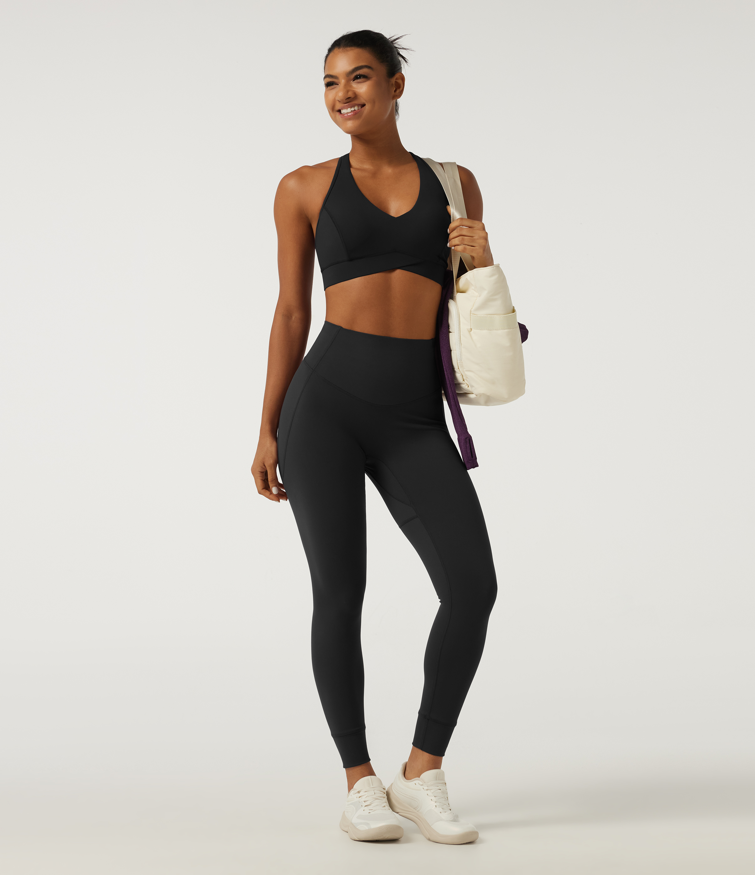 SpeedWave™ Quick Dry High Waisted Tummy Control Booty Scrunch Training Leggings with Pocket