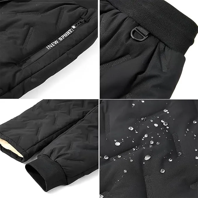 Men’s Thermal Fleece-Lined Winter Pants – Warm, Functional & Stylish Outdoor Trousers