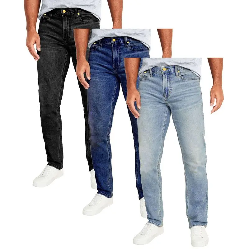Men's 6-Pack Flex Stretch Slim Straight Jeans