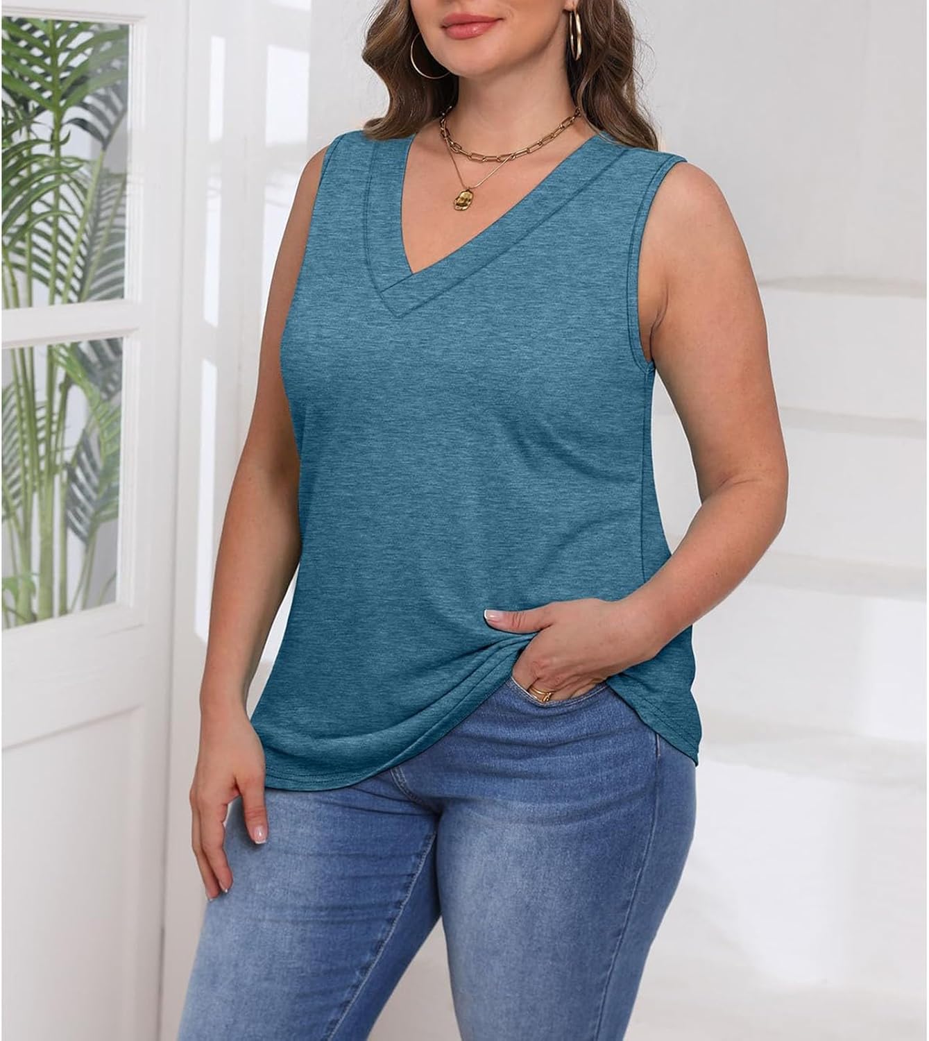 Women's summer t-shirts size 14 short t-shirts wide fit women's short t-shirts bohotops style solid color
