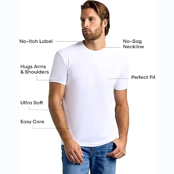 True Classic Men's Short Sleeve Crew Neck T-Shirt