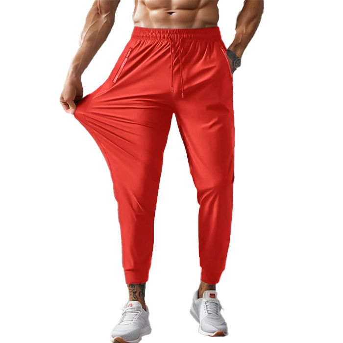 Men's Loose Letter Print Drawstring Jogger Pants, Menswear for Summer Pantaloons