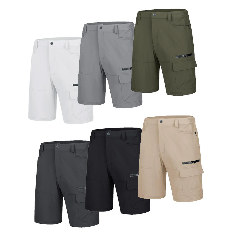 Men's Summer Lightweight Quick-Dry Work Shorts(Pockets on both the front and back)