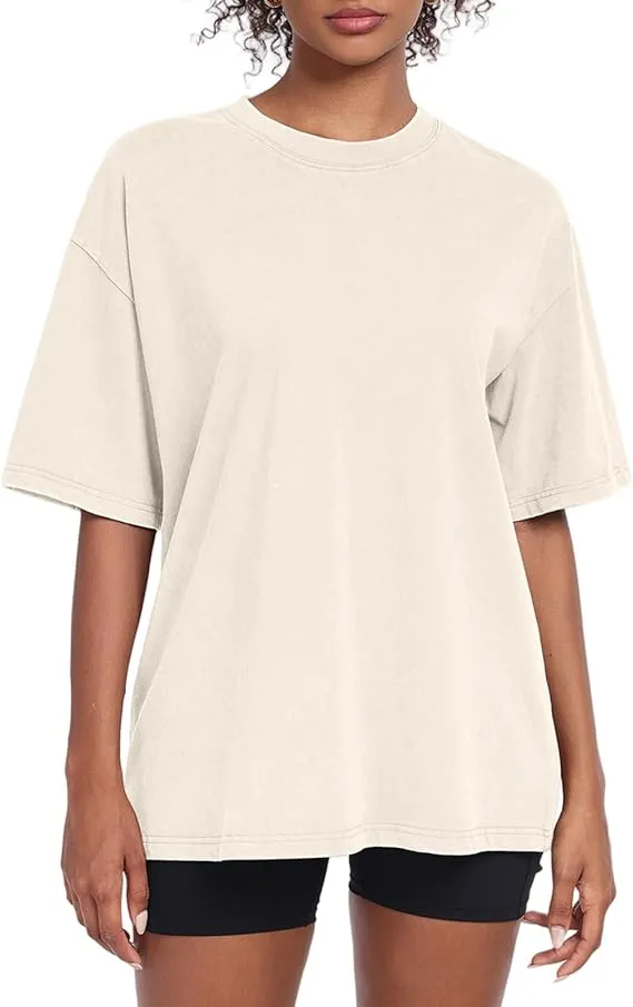 Acid Wash Unisex Oversized Cotton Comfort Tee