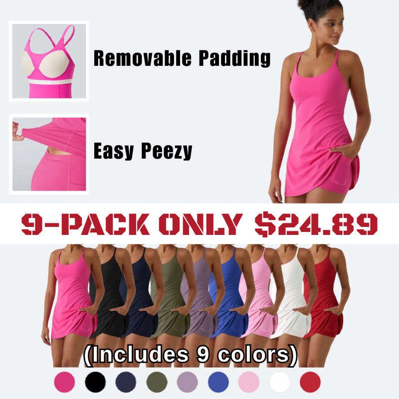 🔥Flash Sale⚡ Softlyzero Plush Backless Active Dress-Easy Peezy