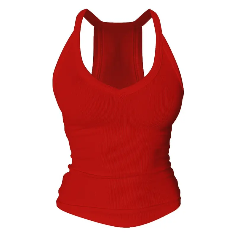 ⚡FINAL SALE⚡ Women’s Built-In Bra Backless Ribbed Tank Top